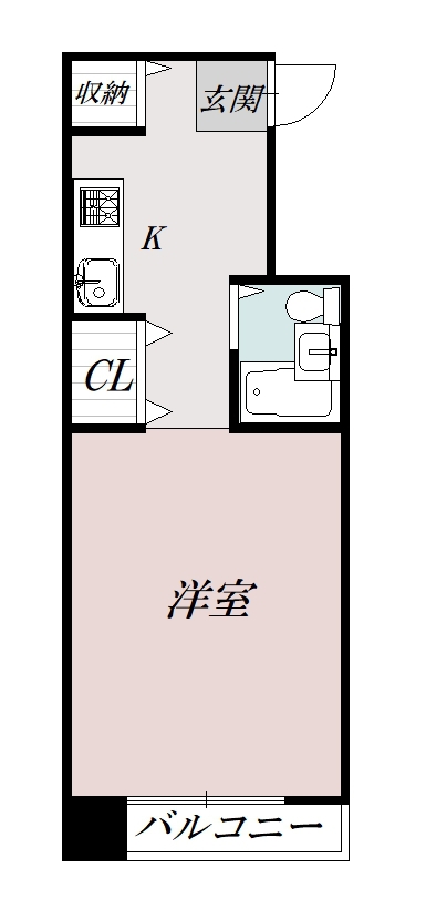 メゾン・ド・ノール301間取図