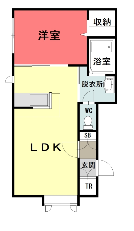 レールデュタンⅤ１０１間取図
