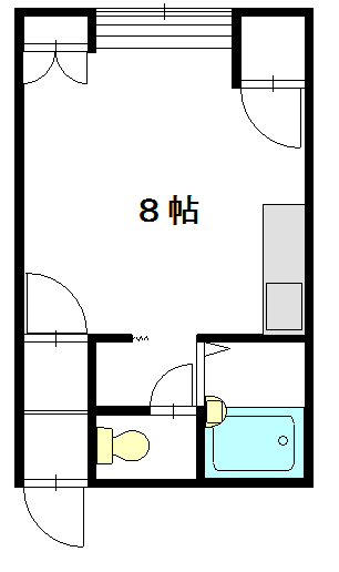 エミール旭町２０１間取図