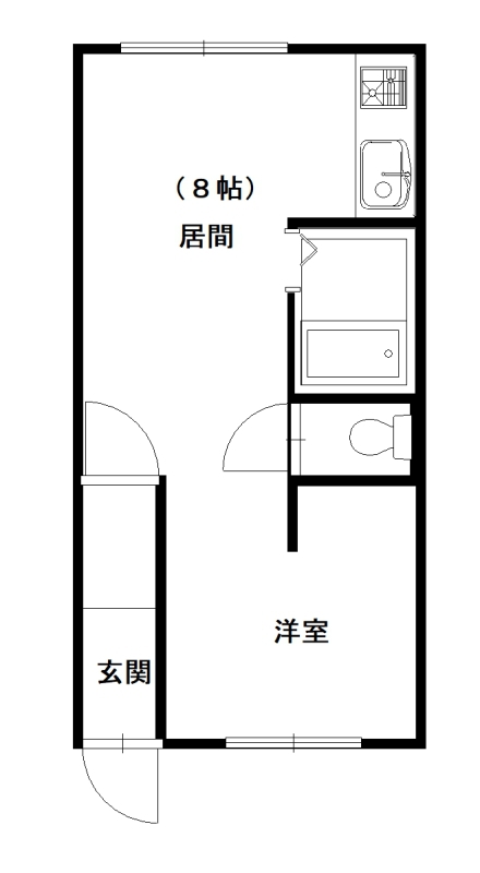 グランパークス４０３間取図
