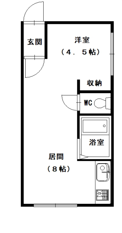 グランパークス３０５間取図
