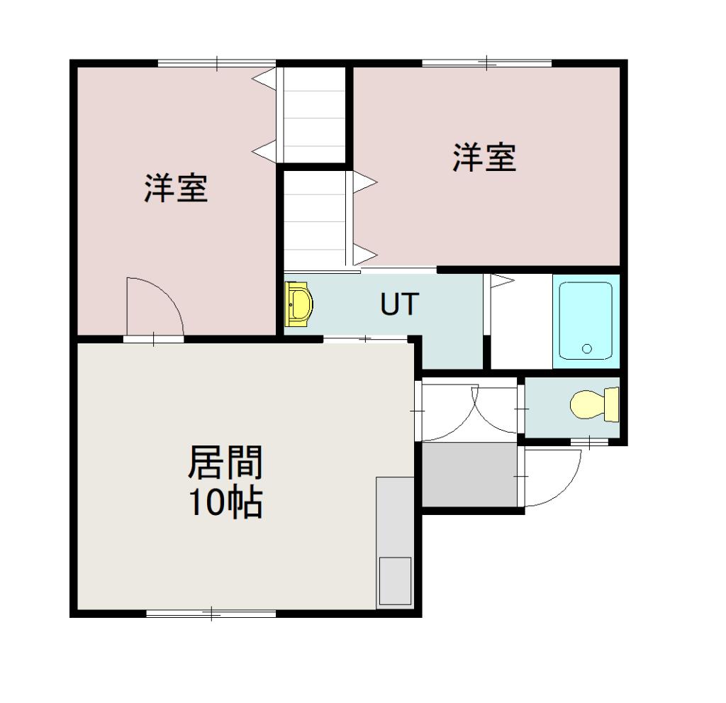メリット６１１１１間取図