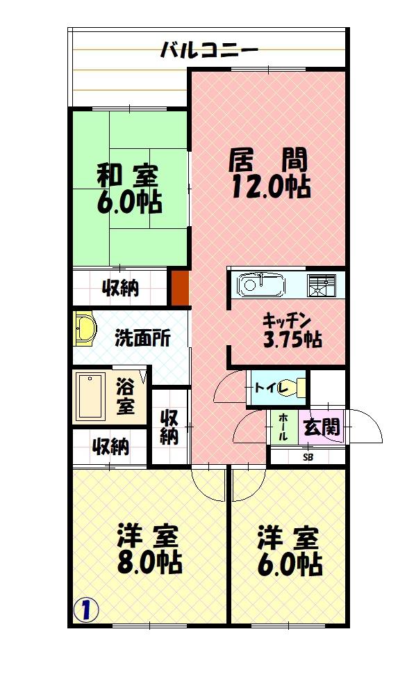 フォルテ２１５０１間取図