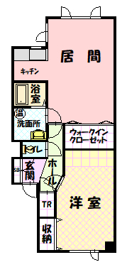 ＩＤライフ３０２間取図