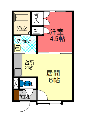 サニーサイド１０３間取図