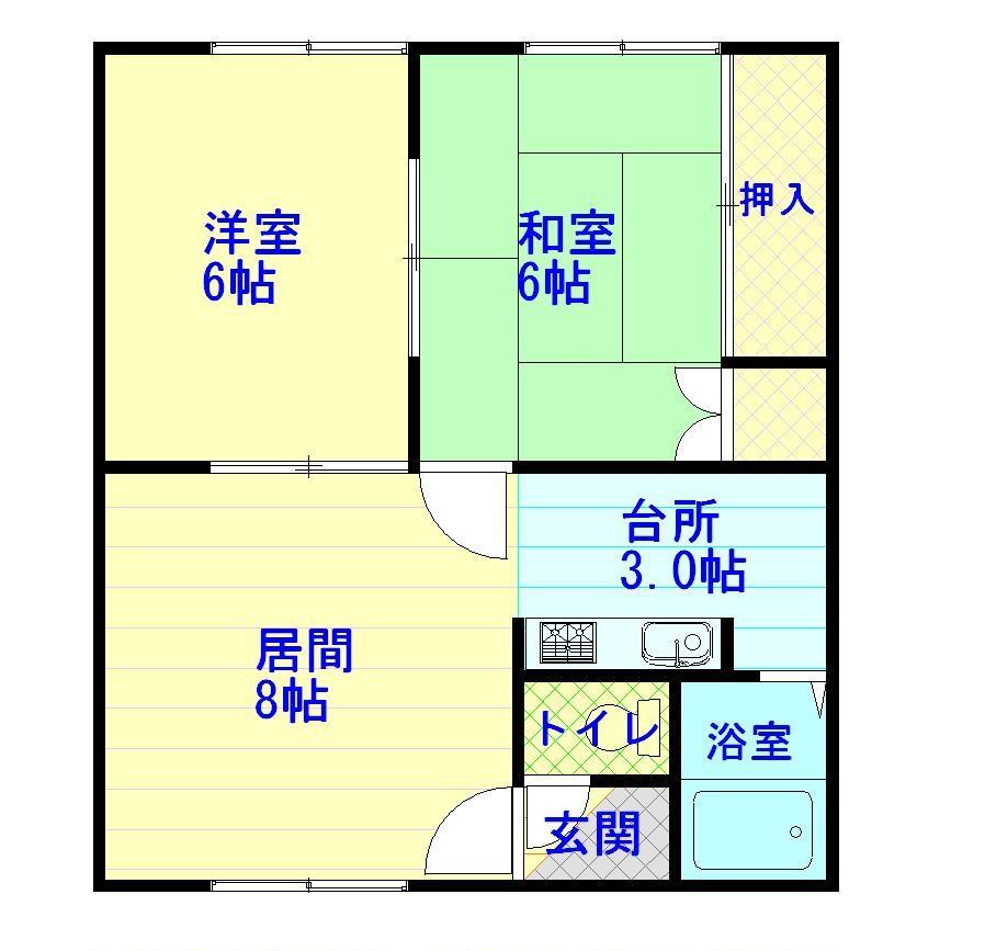 スマイル大雪105間取図