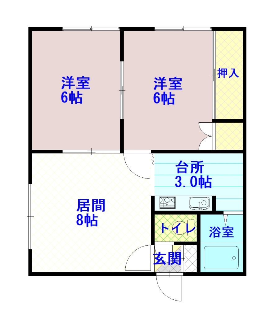 スマイル大雪106間取図
