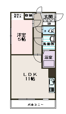 コートライベル301間取図