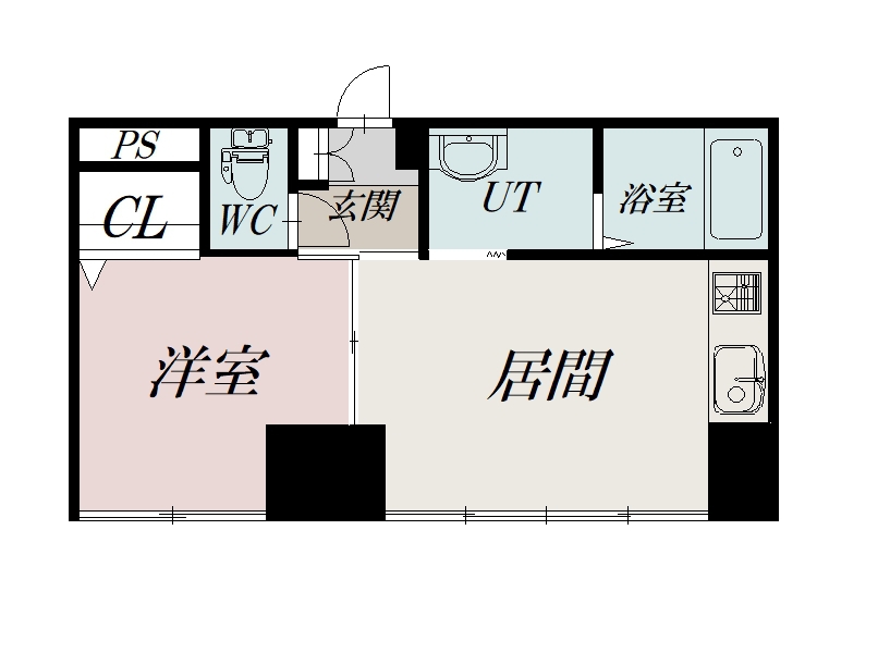 エンドレス１７Ａ棟８０２間取図
