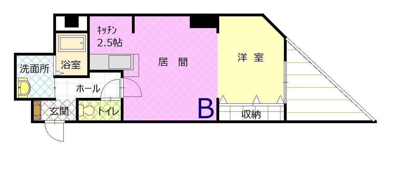 ｉｓｓａ　ｃｏｒｅ５Ｂ間取図