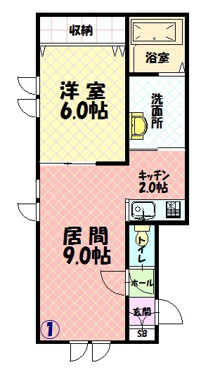 Ｅｓｐａｃｉｏ５４１０１間取図