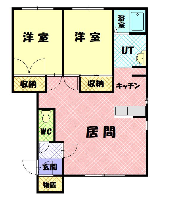 サンシャインＣ２０７間取図