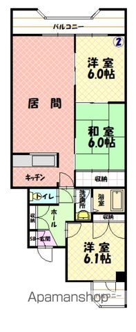 デベックス豊岡４３４０２間取図