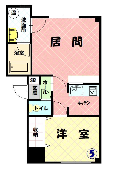 グランフォーレスト３０３間取図