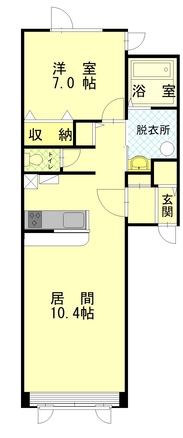 レヴェントン１０１間取図