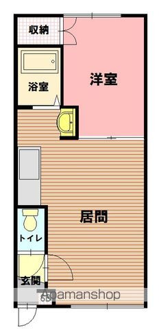 ハンドレッドヴィレッジＥ106間取図
