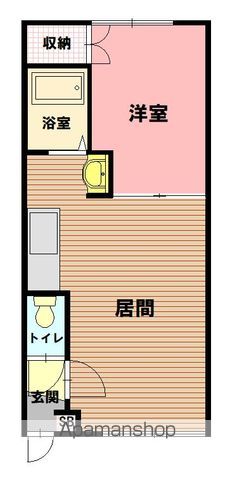 ハンドレッドヴィレッジＥ202間取図