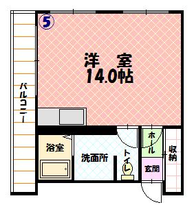 エルダーハウス豊岡205間取図