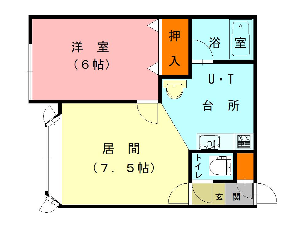 ノーシスＡ棟２０３間取図