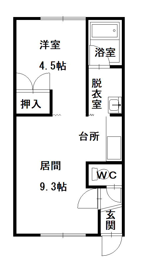 パレスルーセント１０５間取図