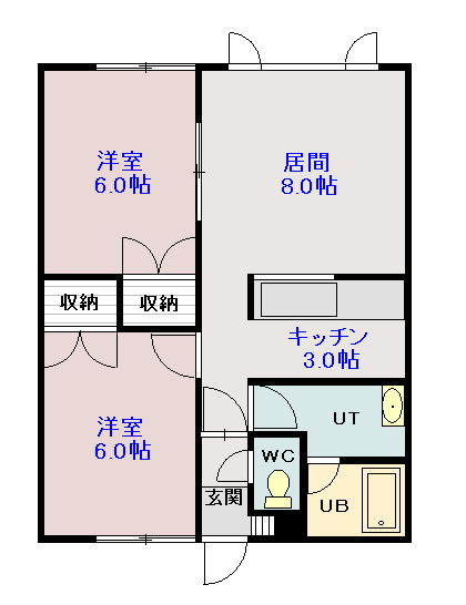 クリーンパレス201間取図