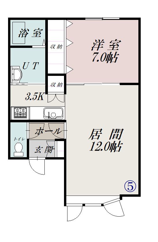 ローズウェルⅡ１０５間取図
