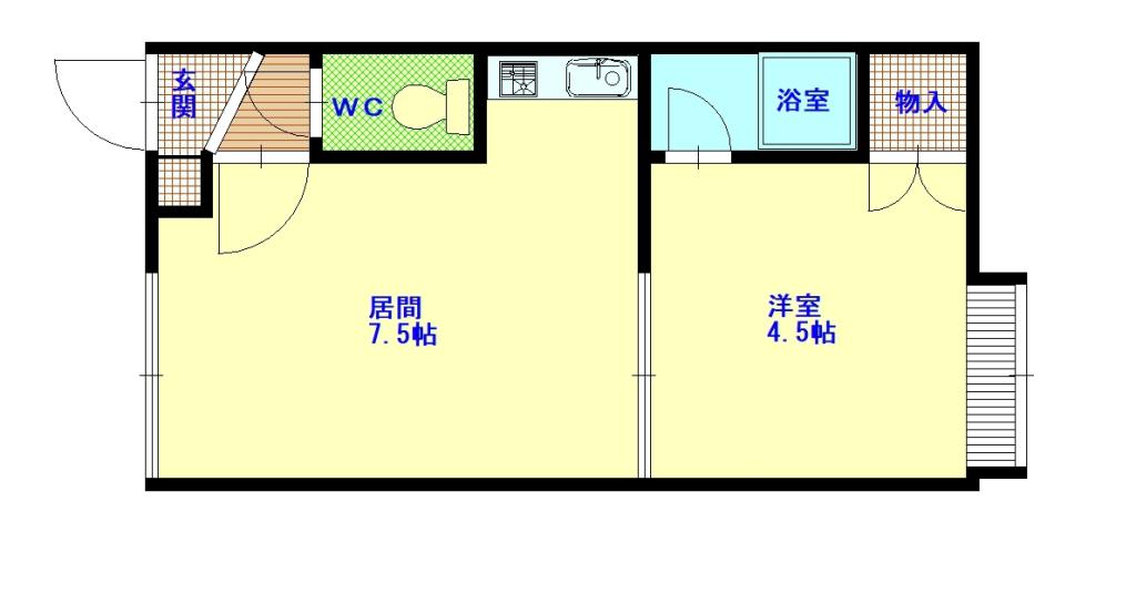 サンティアゴ１０５間取図