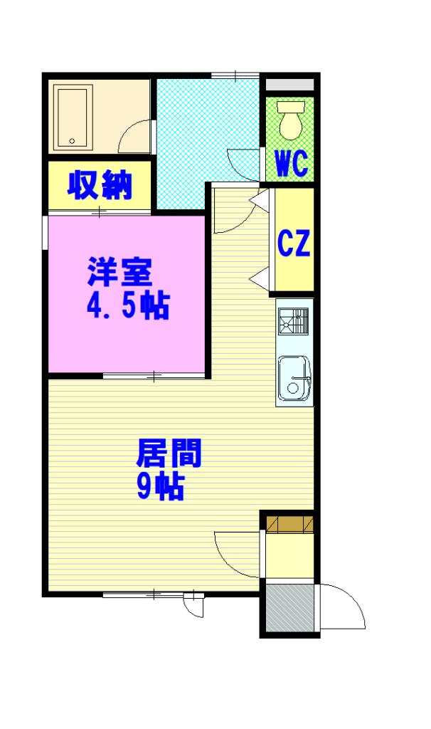 セレーノ旭町２０１間取図