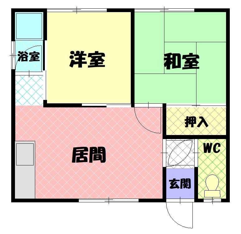 旭扇マンション7間取図