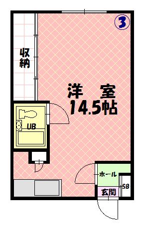 エステート川端１０３間取図