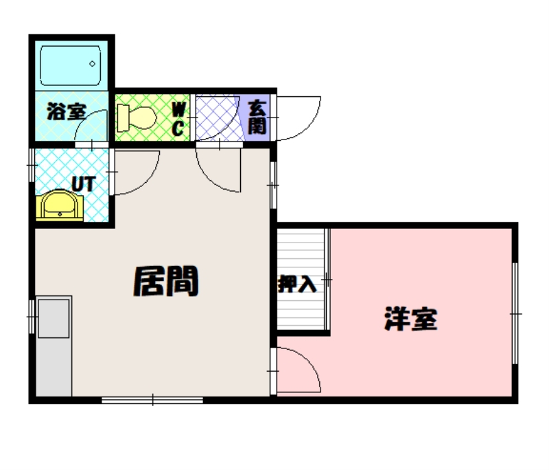 北方館２０７間取図