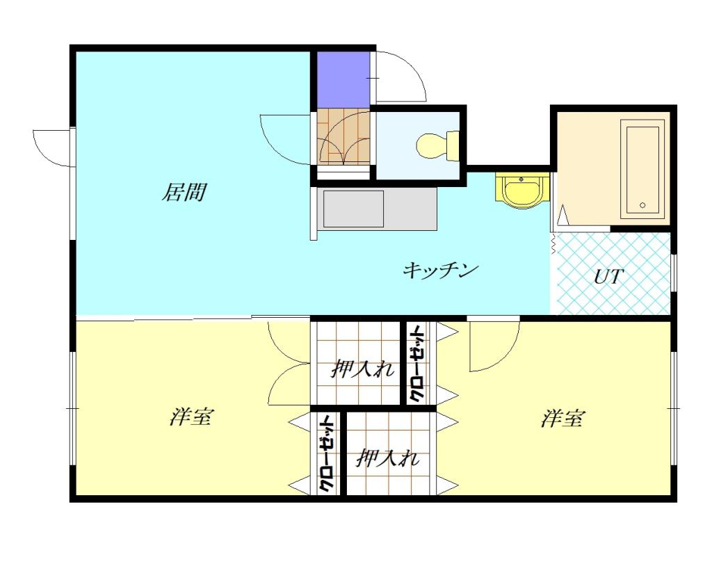 アークヒルズ３０５間取図