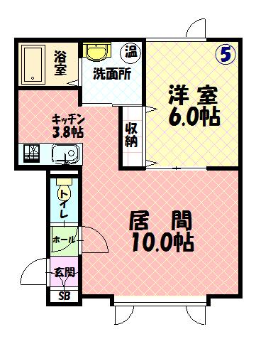 オン・ザ・ロードⅡ105間取図