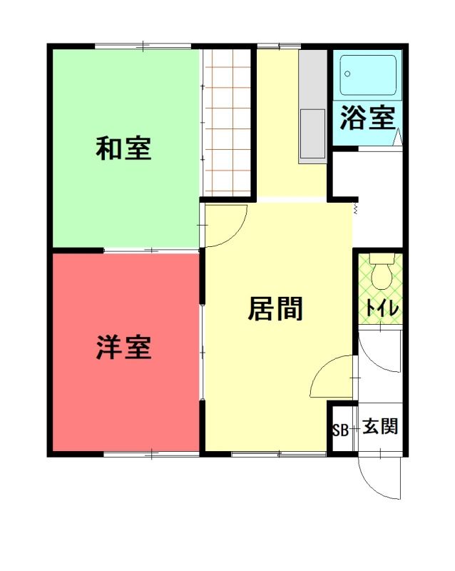 ハイツ216202間取図