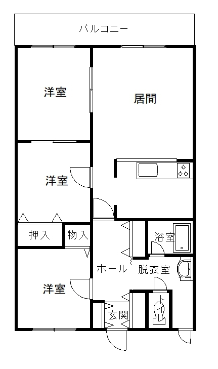Ｎ５１５3C間取図