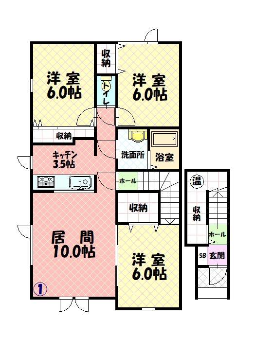 ステラ52201間取図