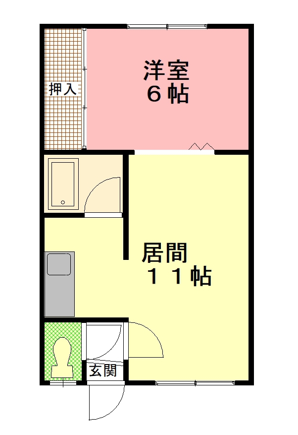 ブルーハウス207間取図