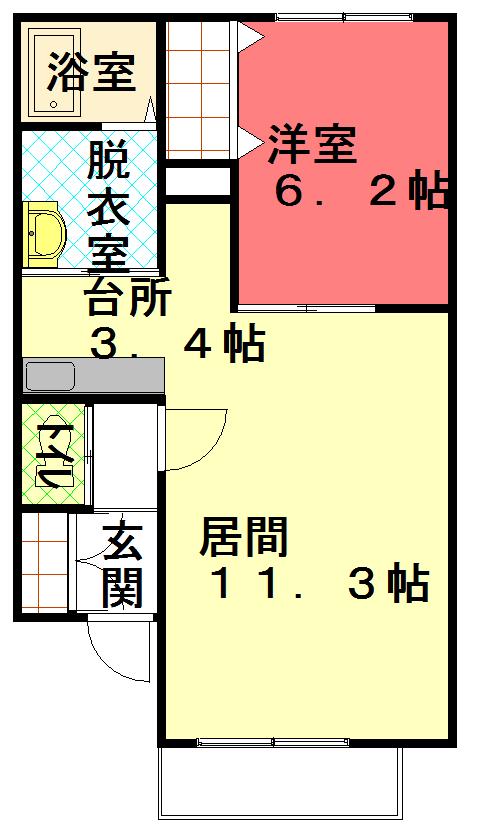 アークベル302間取図