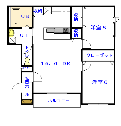 アルグレース豊岡303間取図