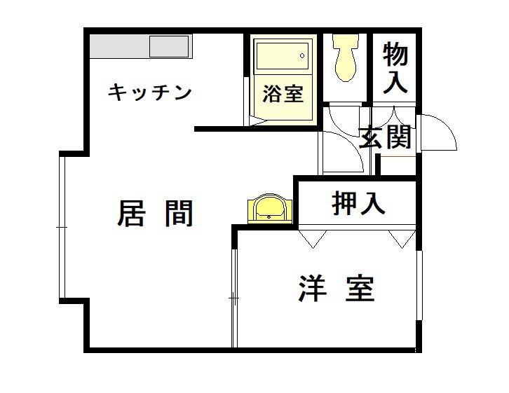 ラルク・アン・シエル２０３間取図