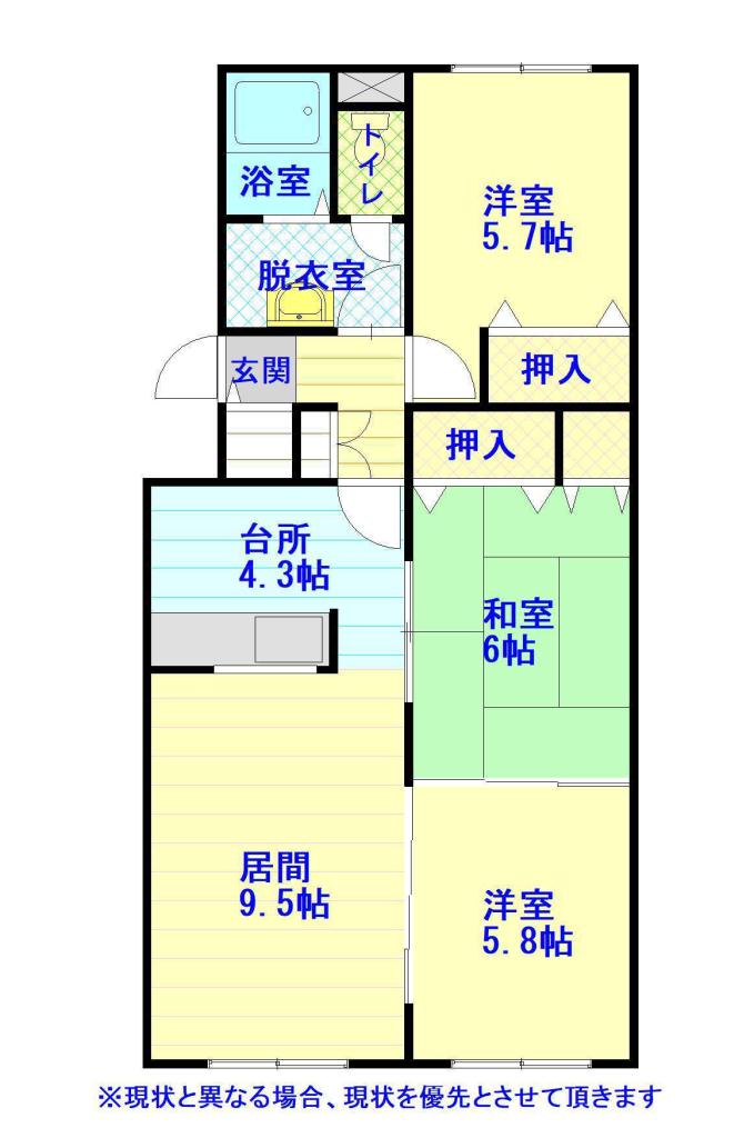 レジデンスすみのい103間取図