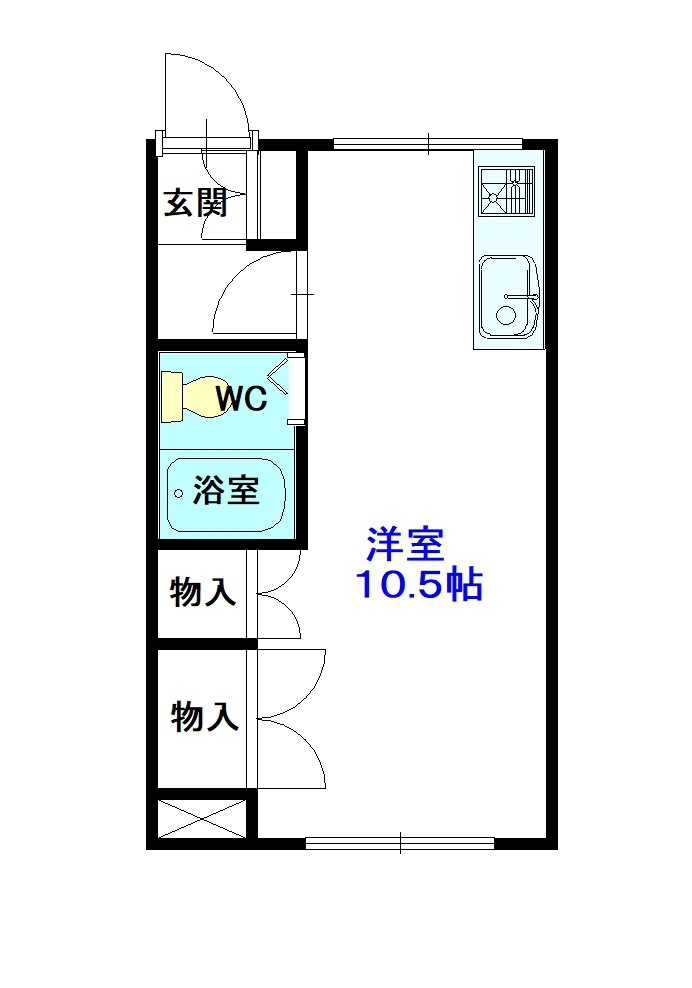東堂ビル205間取図