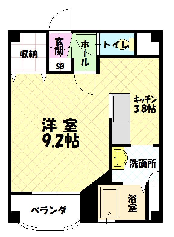 サントアリオ・デ旭川206間取図
