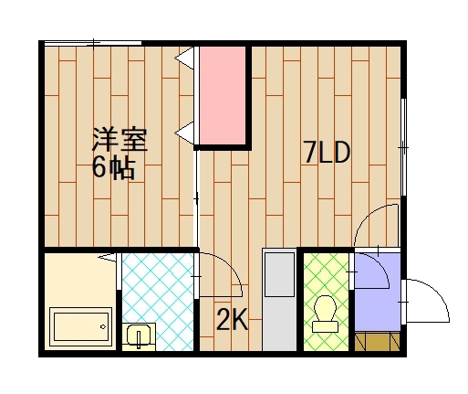 レイトンハウスⅢ2-H間取図