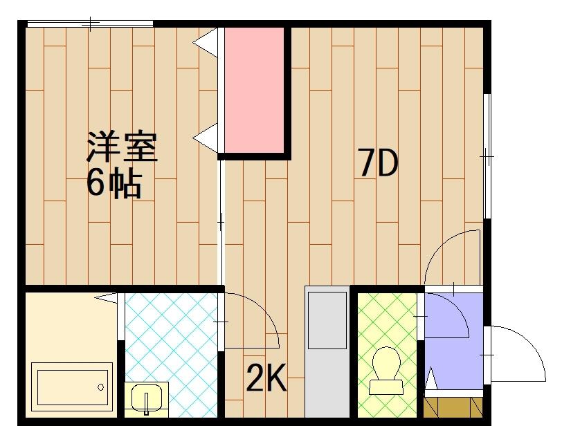 レイトンハウスⅢ1-B間取図