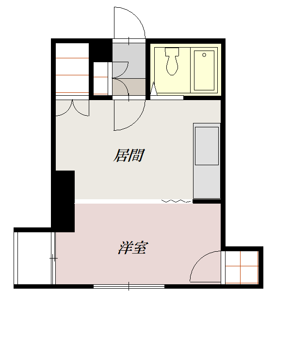ラシアール２条通205間取図