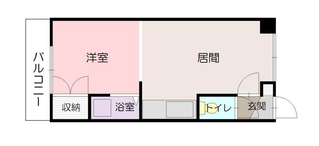 ビジョン６１６３０２間取図