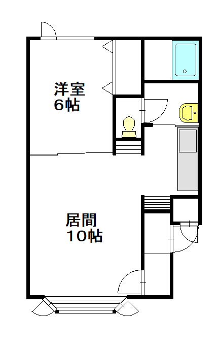 ＥＳＴＹティアラ１０２間取図