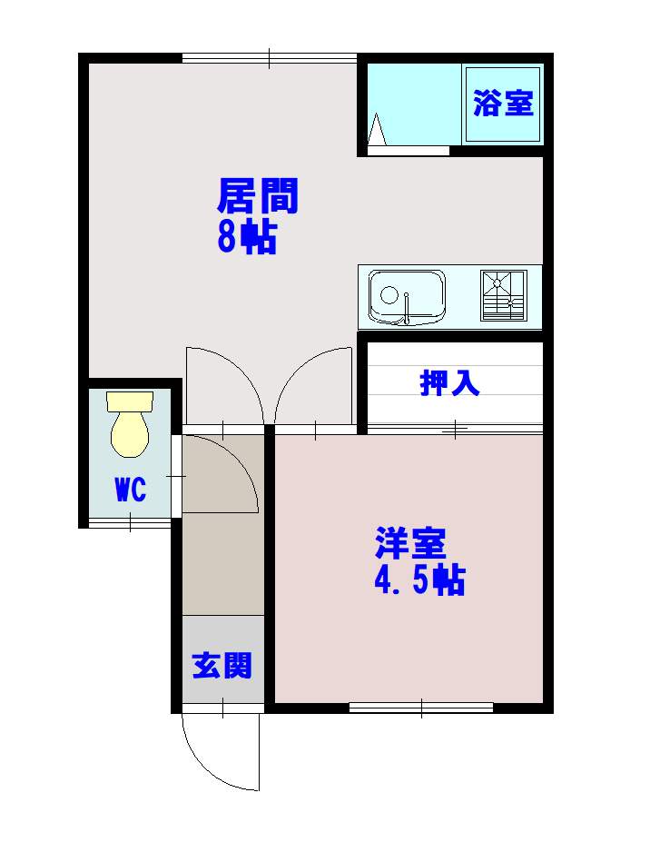 マイルーム8・5102間取図