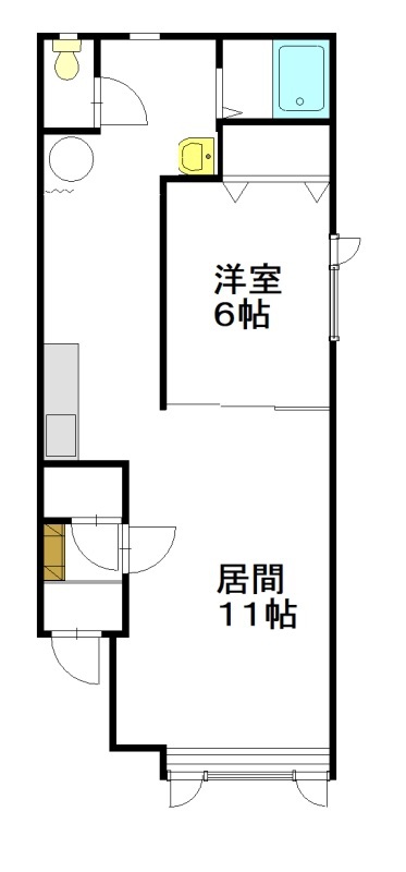 アングレー１７102間取図